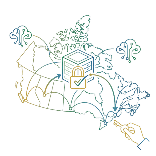 Canada data residency map